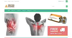 Desktop Screenshot of deltaspharma.com